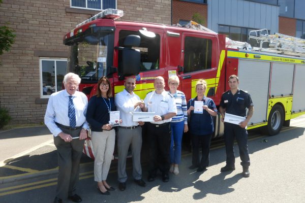 Health Innovation Manchester donates Atrial Fibrillation Detection Devices to Cheshire Fire Service
