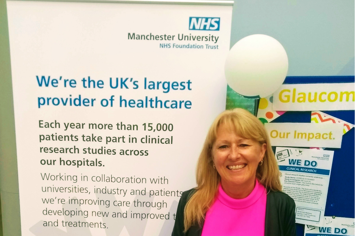 Manchester Eye Research Patient Michele Steventon