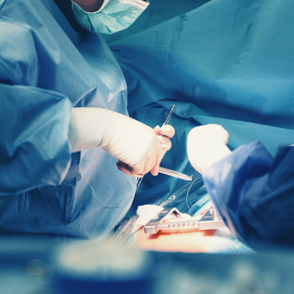 Surgery taking place