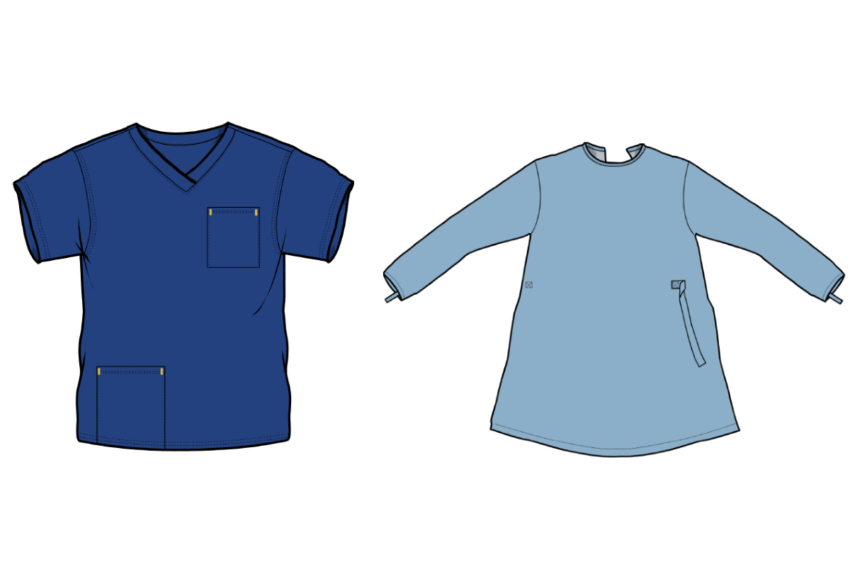 Medical Scrub designs by Manchester Metropolitan University