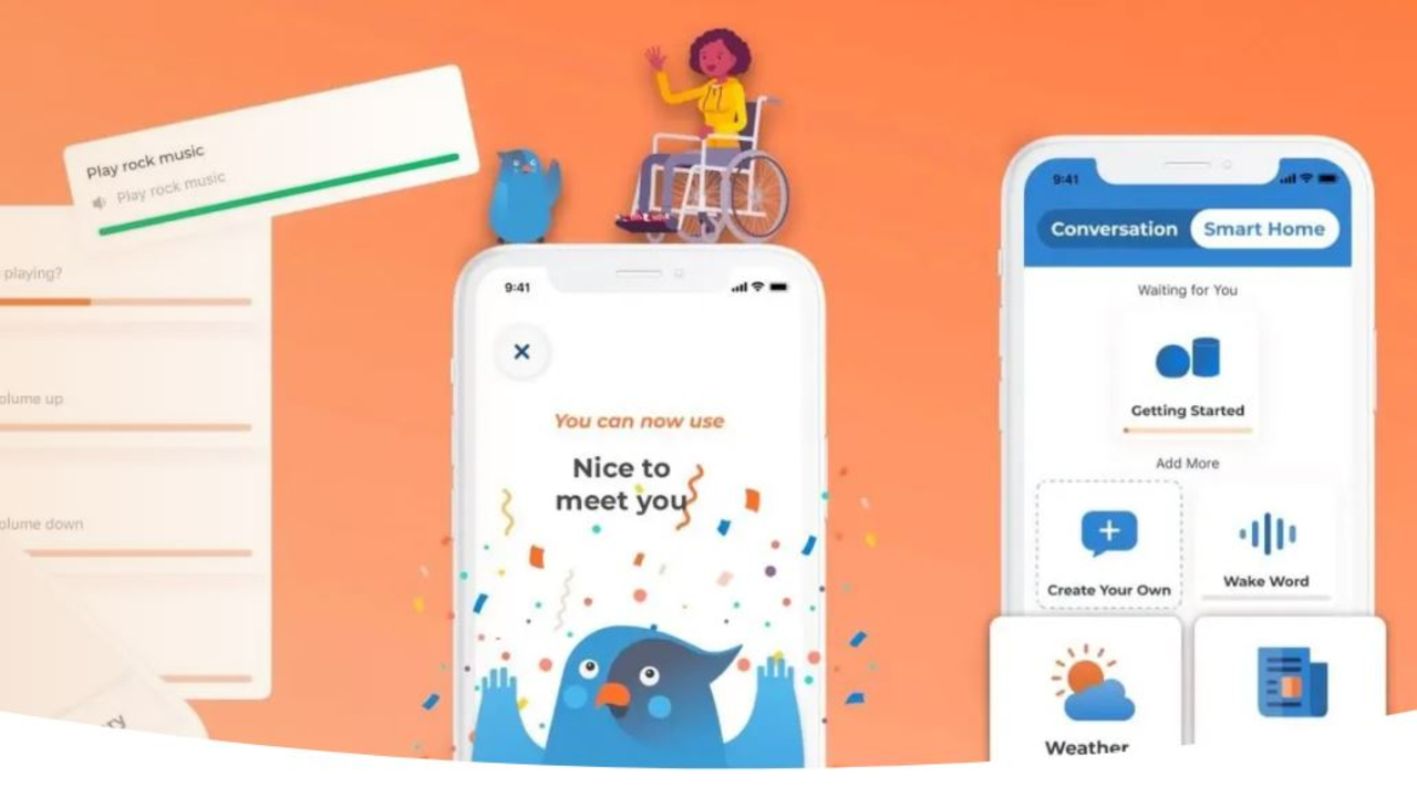 A screen shot of the VoiceItt mobile application.