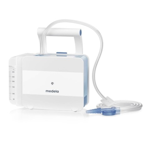 Thopaz+device, with tubing, connecter and a fluid canister.