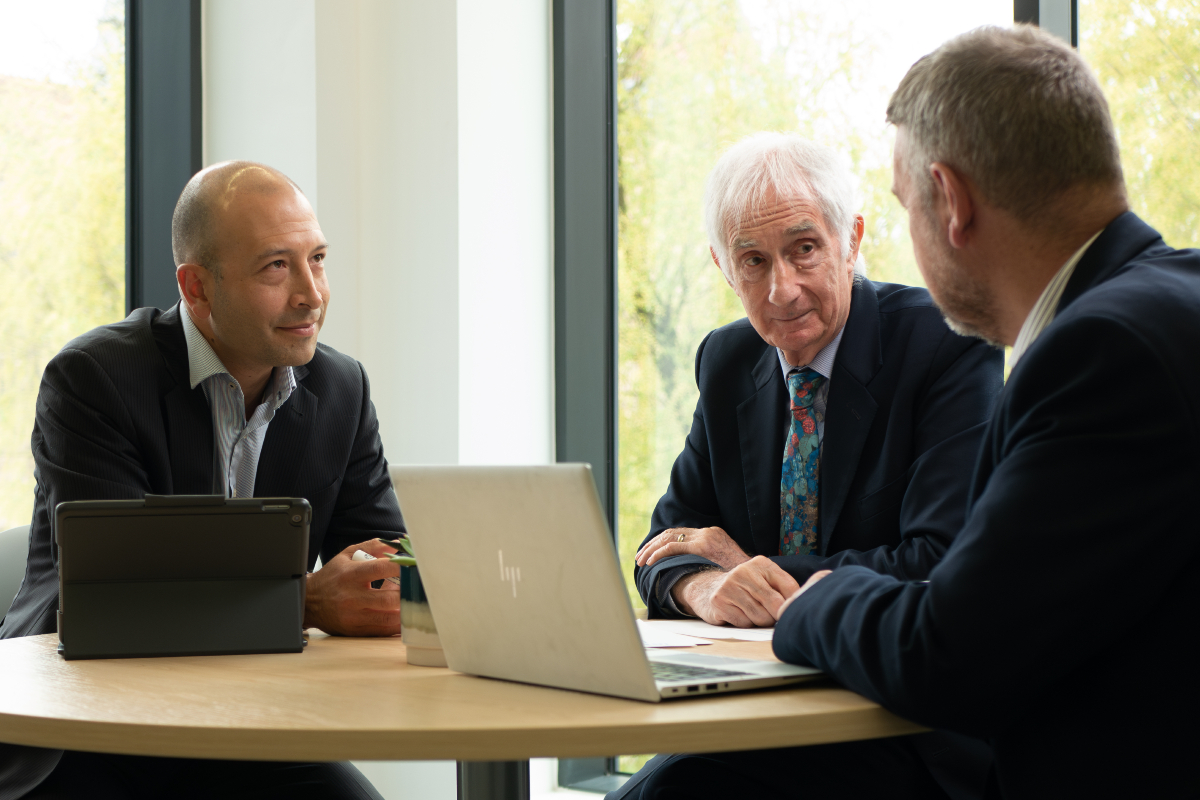 Daniel Zamora (left), Chris Taylor (middle), Richard Deed (right).